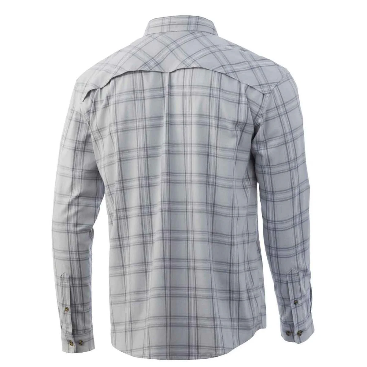 HUK Men's Awendaw Long Sleeve Flannel - Image 2