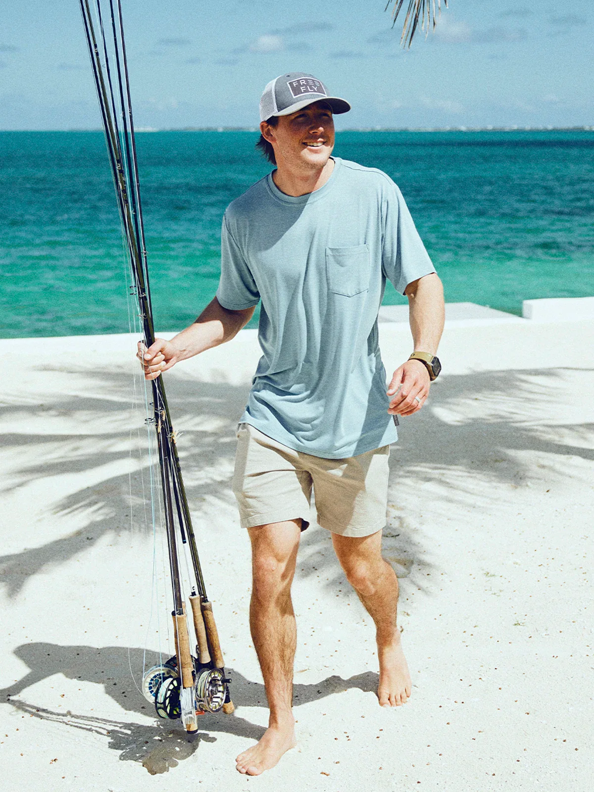 Free Fly Men's Bamboo Flex Pocket Tee - Image 3