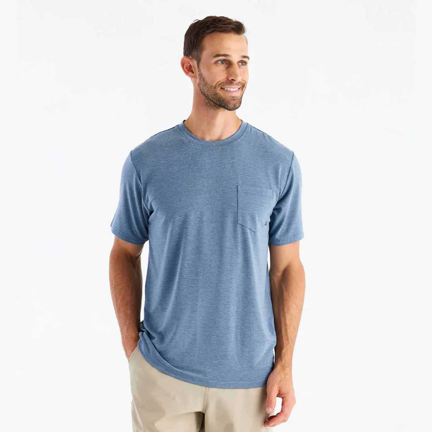 Free Fly Men's Bamboo Flex Pocket Tee - Image 5