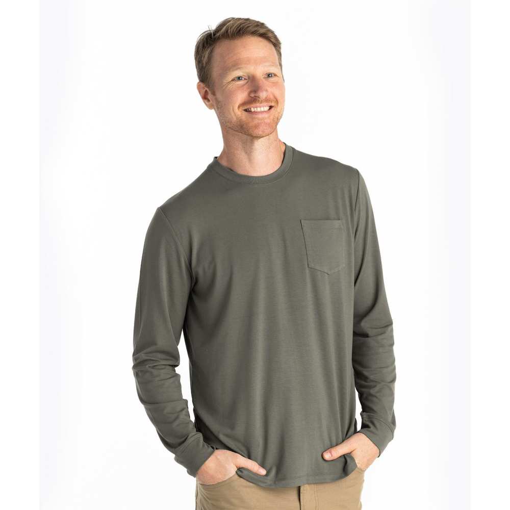 Free Fly Men's Bamboo Flex Pocket Long Sleeve Shirt - Image 3