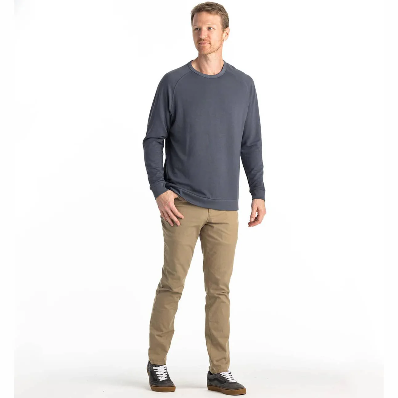Free Fly Men's Bamboo Lightweight Fleece Crew - Image 3