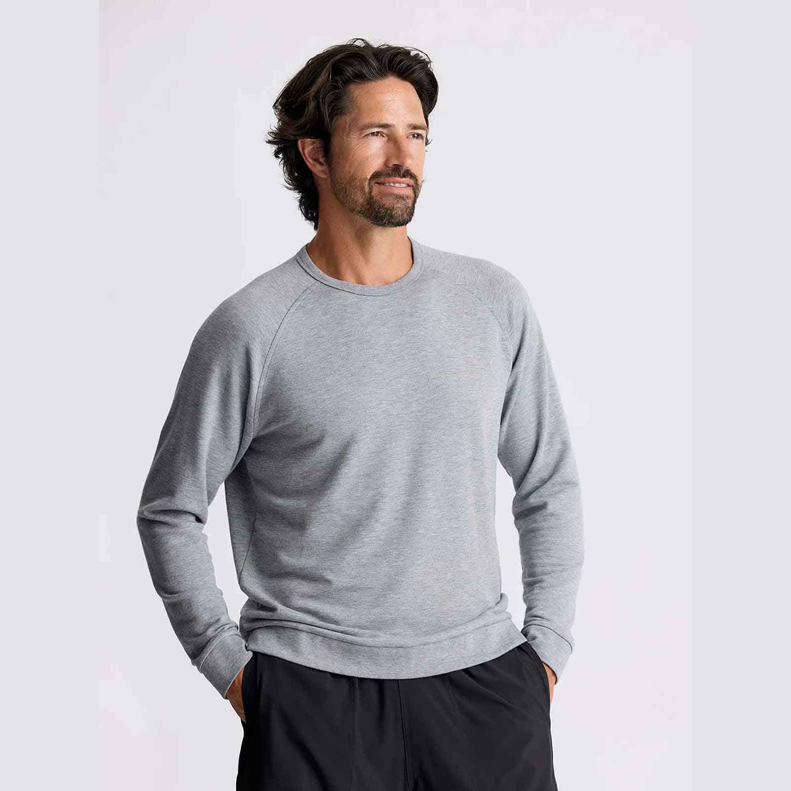 Free Fly Men's Bamboo Lightweight Fleece Crew - Image 5