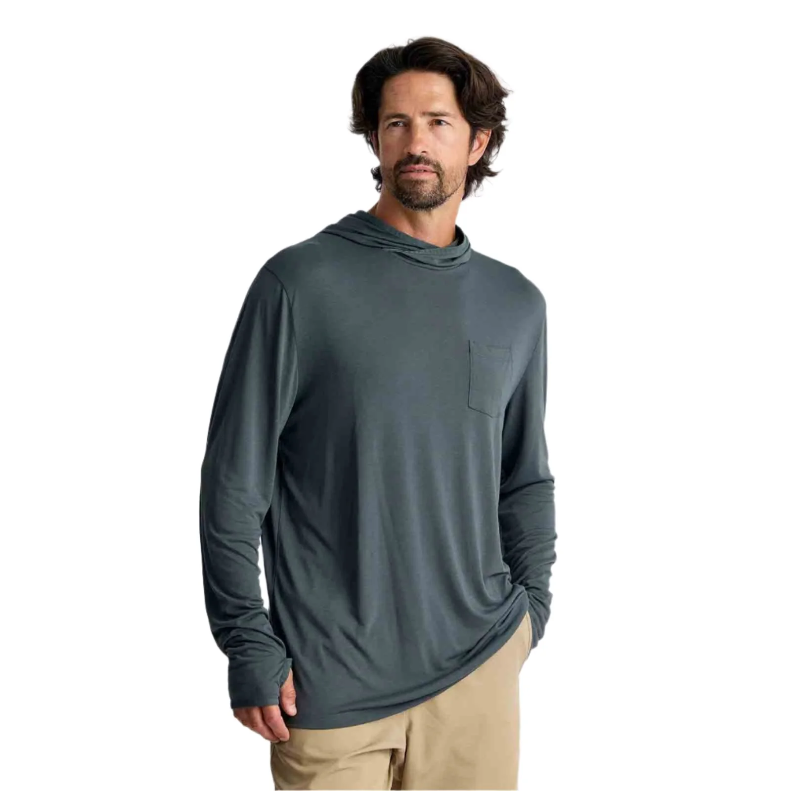 Free Fly Men's Bamboo Lightweight Hoodie - Image 10