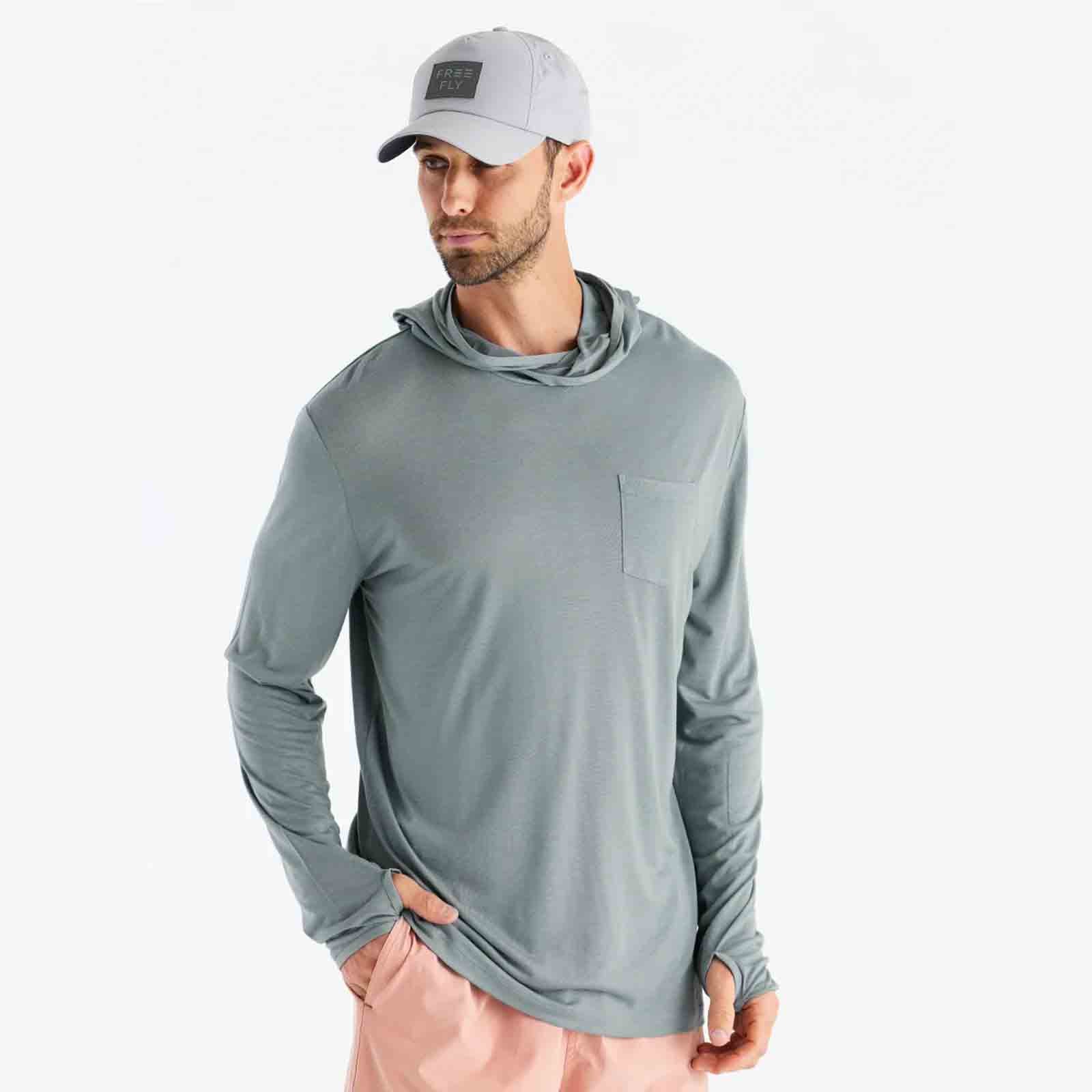 Free Fly Men's Bamboo Lightweight Hoodie - Image 15