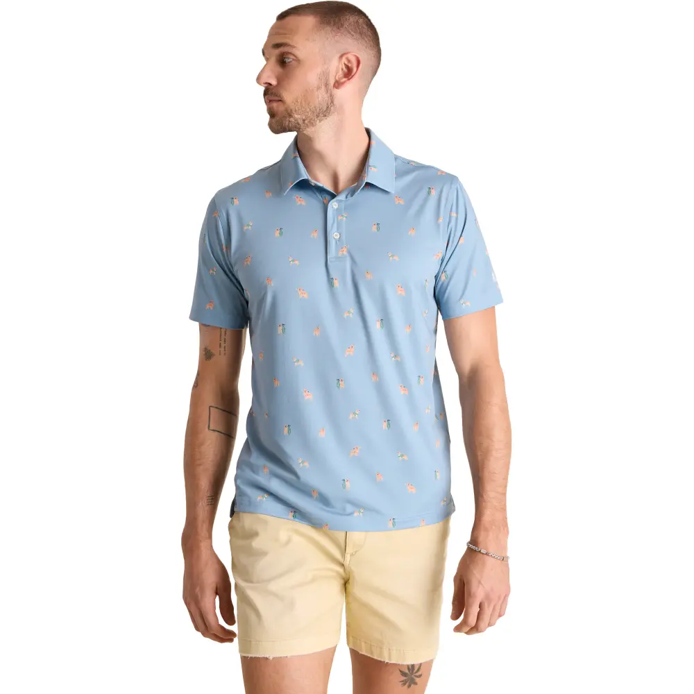 Chubbies Men's Barkin' Up Wrong Tree Performance Polo - Image 4