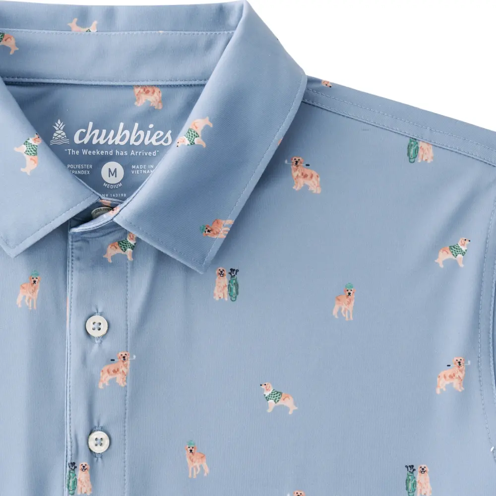 Chubbies Men's Barkin' Up Wrong Tree Performance Polo - Image 6