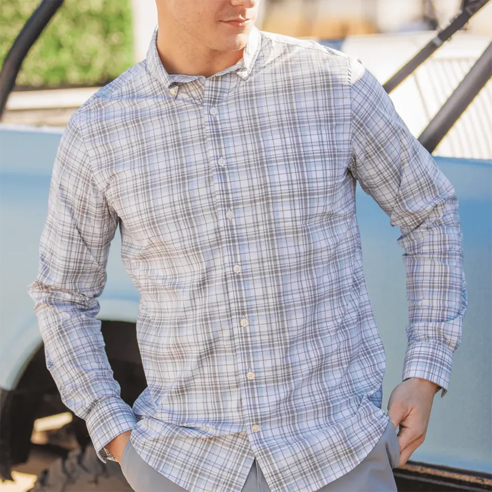 Southern Shirt Men's Bay Street Plaid Long Sleeve Shirt - Image 5