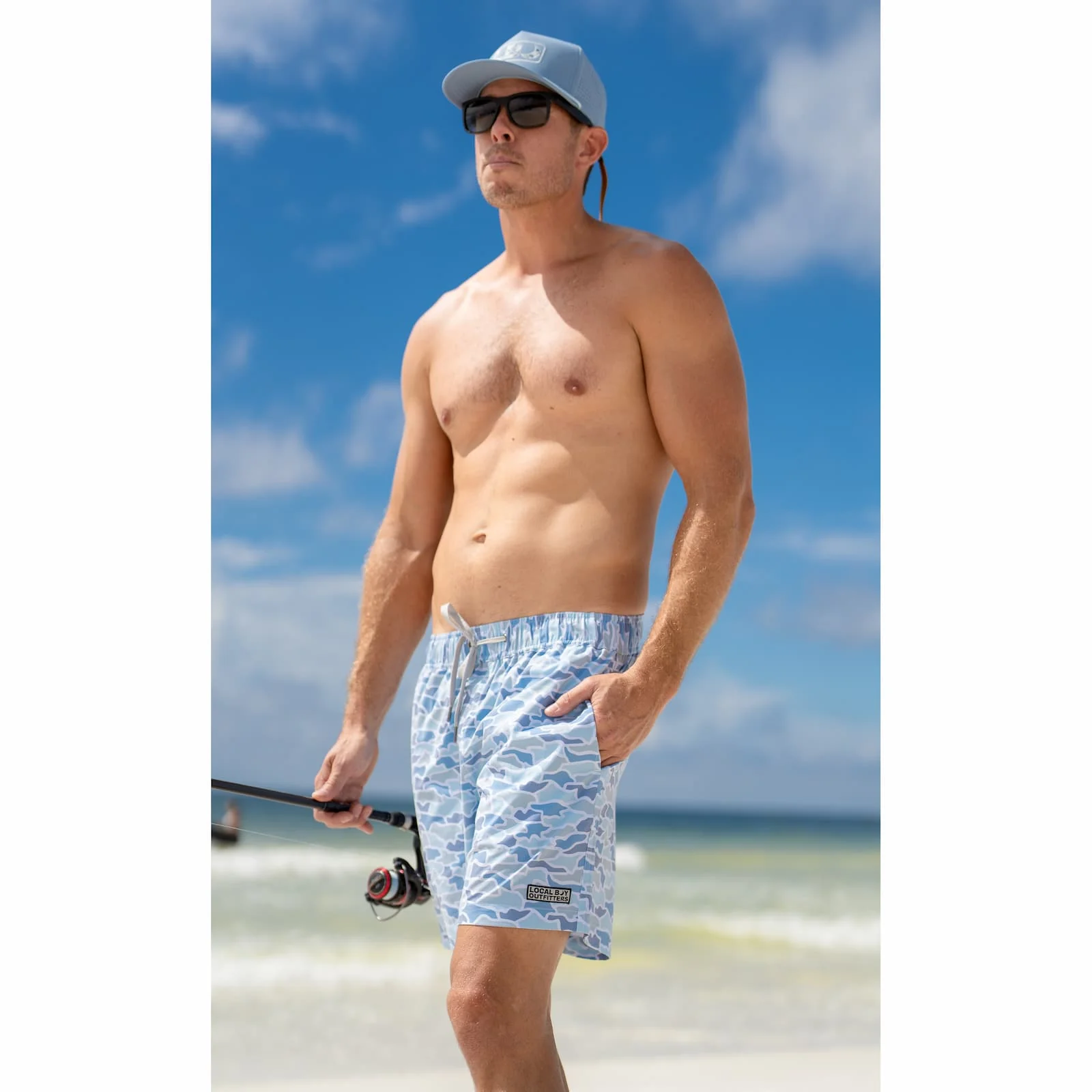 Local Boy Outfitters Men's Bayview Swim Trunks - Image 5