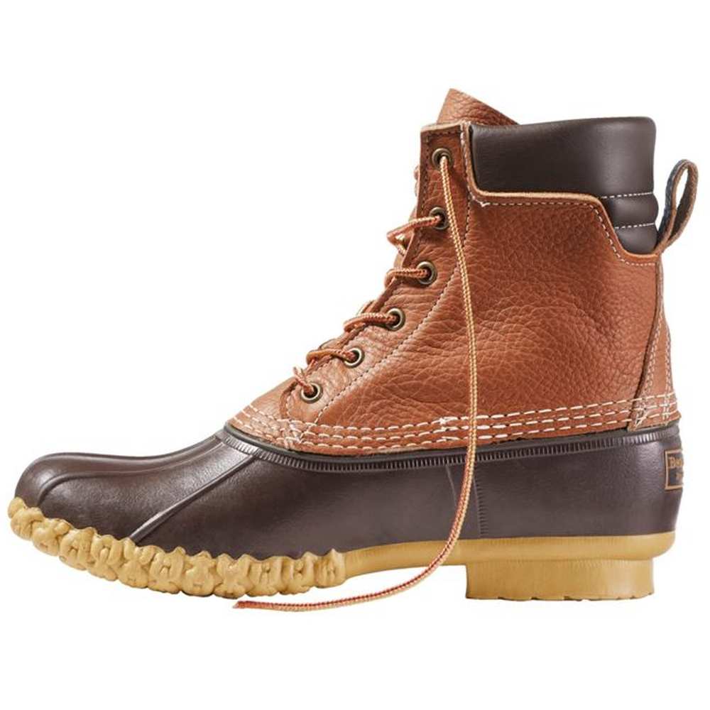 L.L.Bean Men's Bean Boots, 8" Tumbled Leather - Image 2