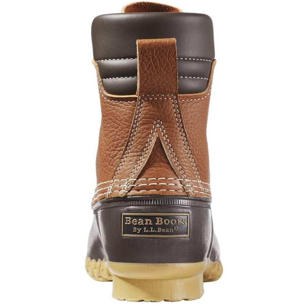 L.L.Bean Men's Bean Boots, 8" Tumbled Leather - Image 4