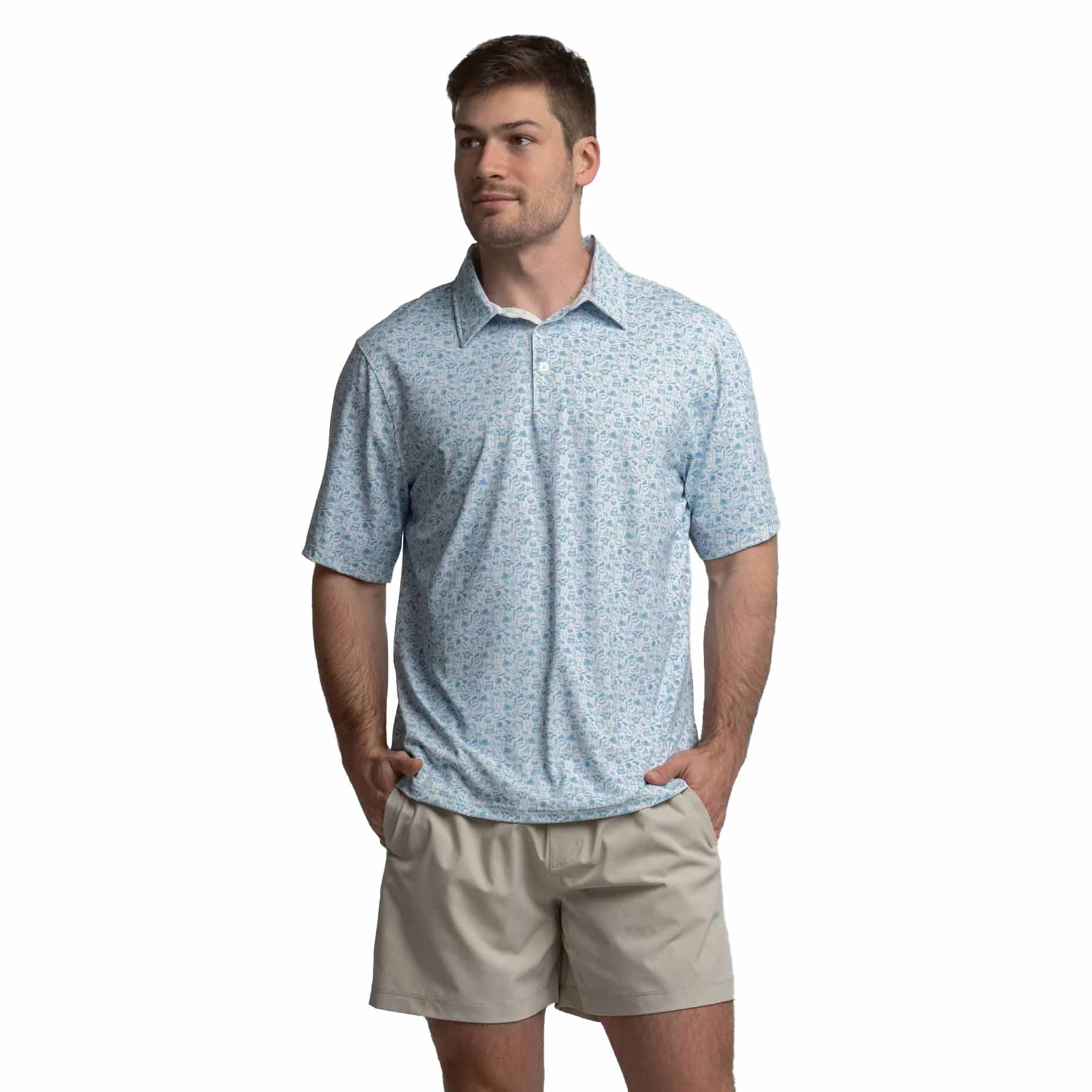 Southern Shirt Company Men's Biggest Fan Printed Polo - Image 2
