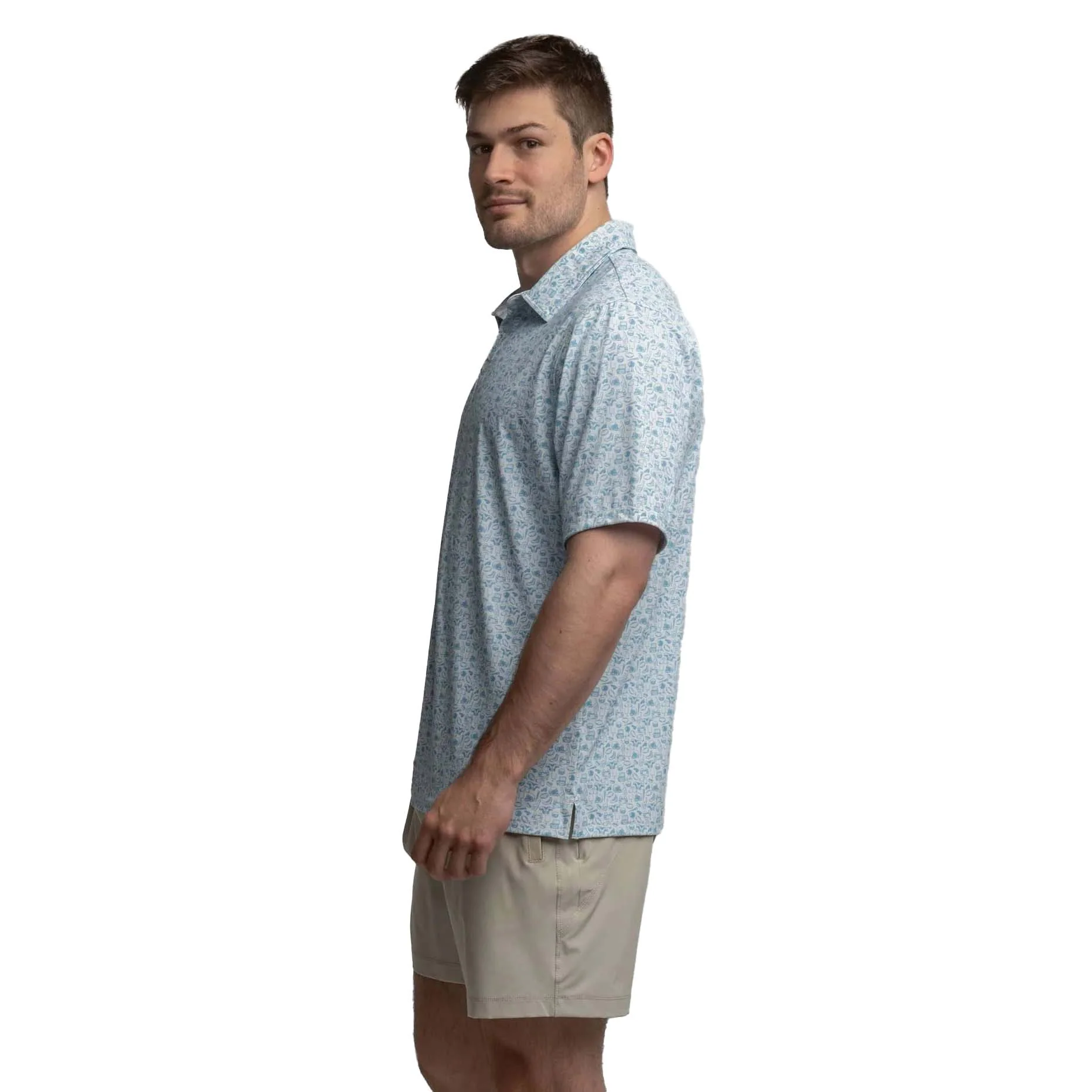 Southern Shirt Company Men's Biggest Fan Printed Polo - Image 3