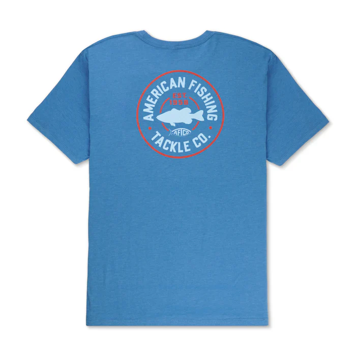 AFTCO Men's Black Sea T-Shirt Short Sleeve