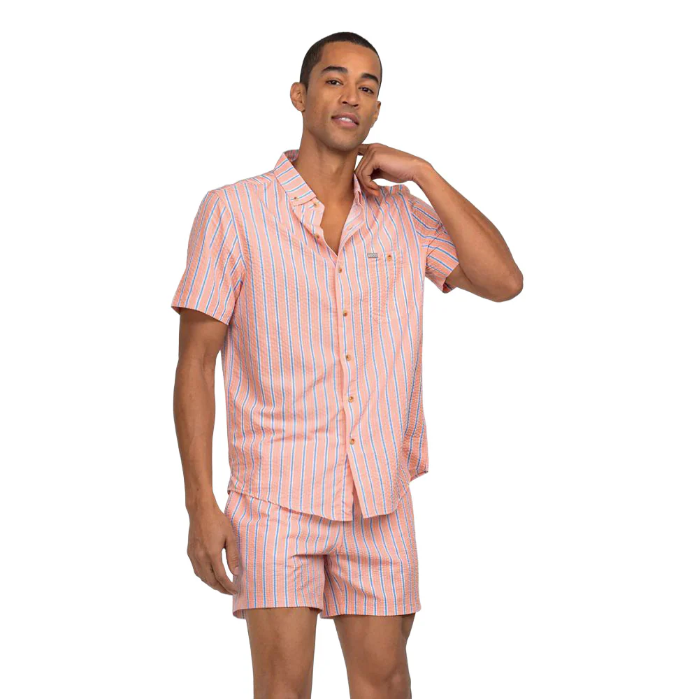 Southern Shirt Men's Boardwalk Seersucker Baja Shirt