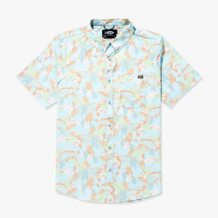 AFTCO Men's Boatbar Short Sleeve Shirt - Image 6