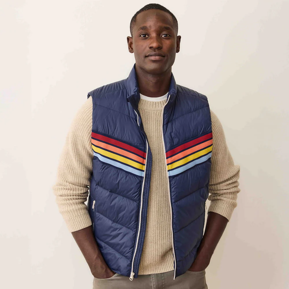 Marine Layer Men's Bode Puffer Vest - Image 2