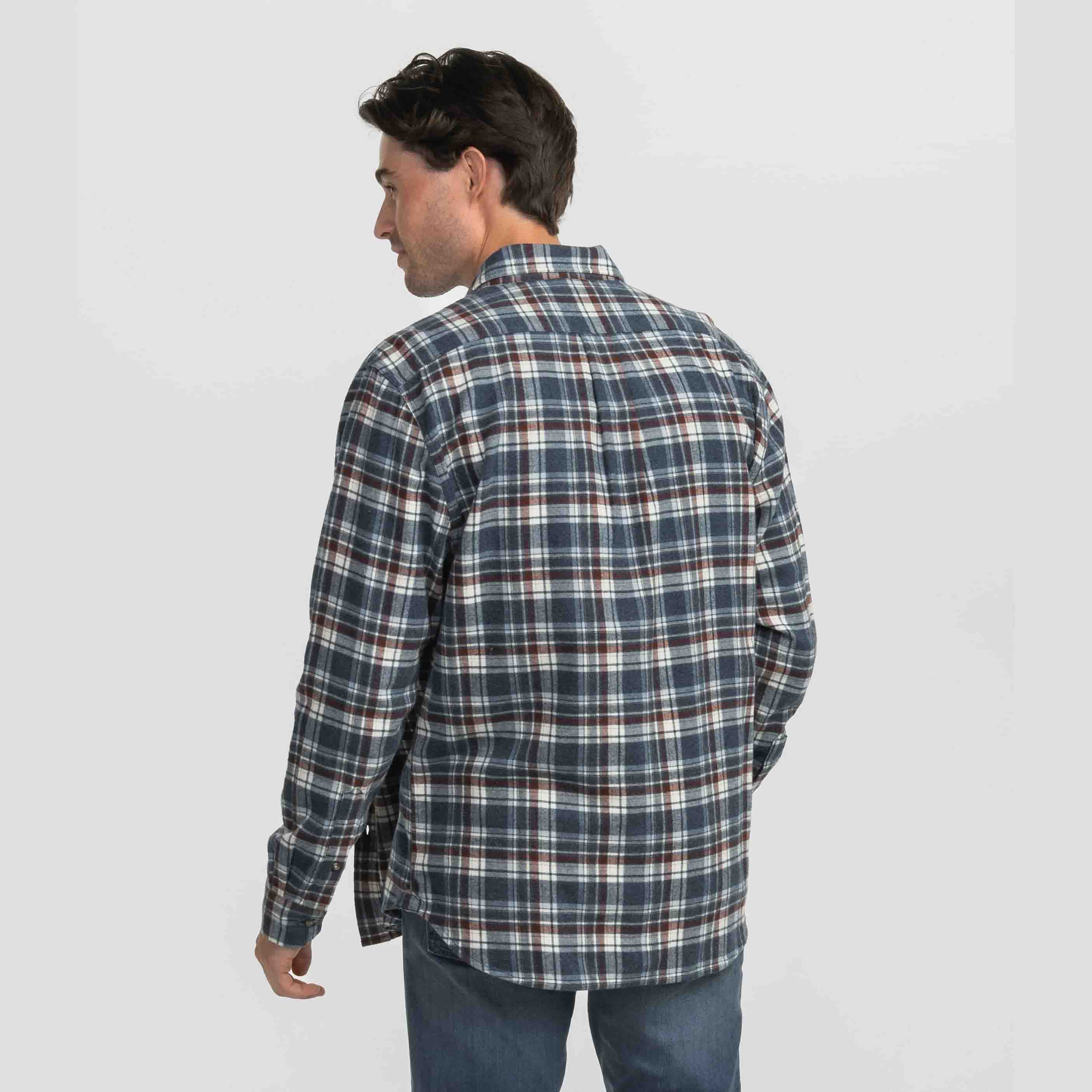 Southern Shirt Men's Boone Washed Long Sleeve Flannel - Image 4