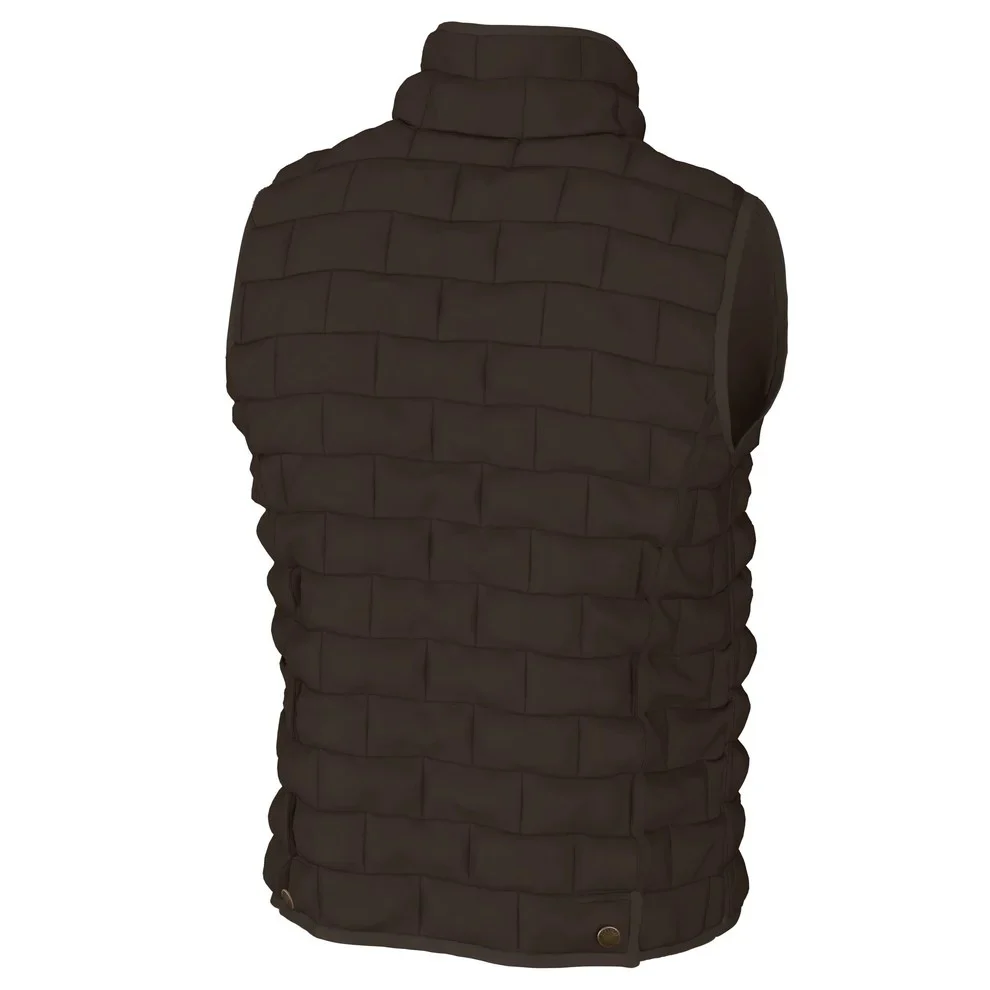 Local Boy Men's Brick Quilted Vest - Image 11