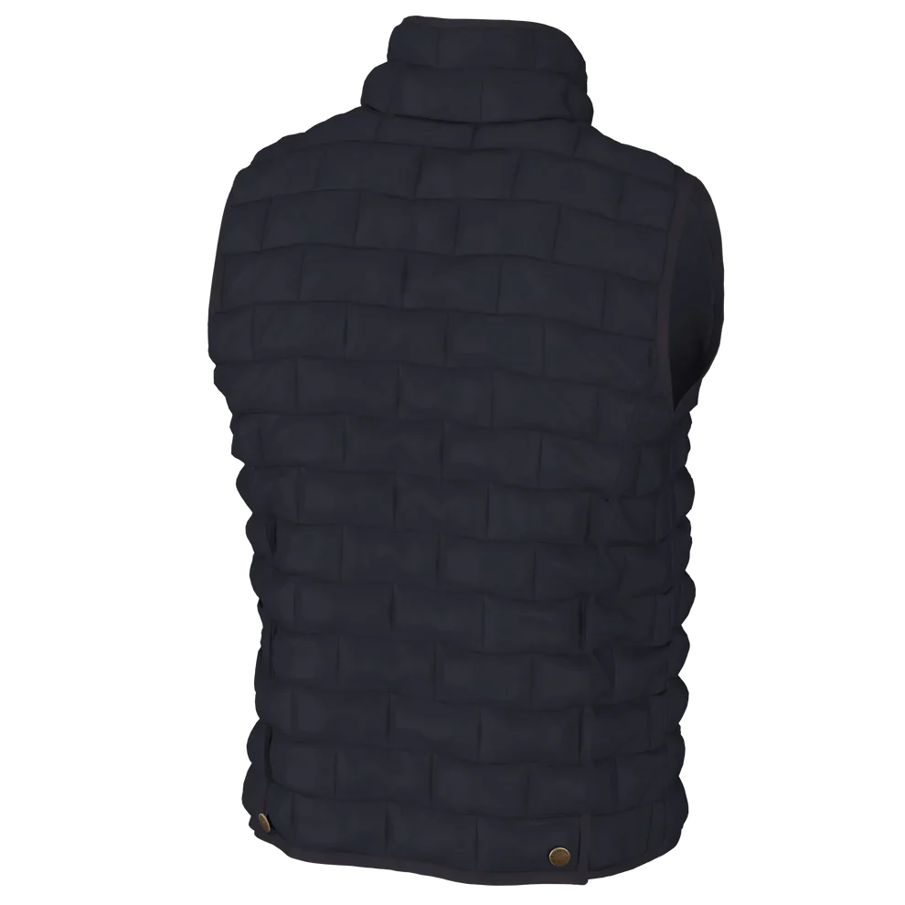 Local Boy Men's Brick Quilted Vest - Image 5