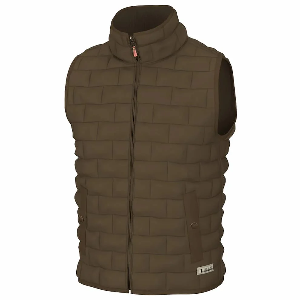 Local Boy Men's Brick Quilted Vest - Image 6