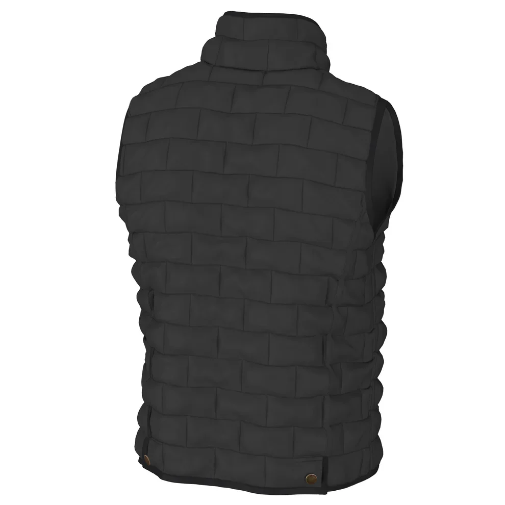 Local Boy Men's Brick Quilted Vest - Image 9