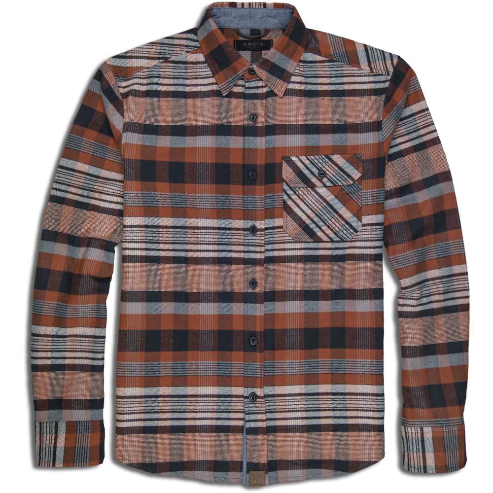Dakota Grizzly Men's Brock Long Sleeve Flannel Shirt - Image 3
