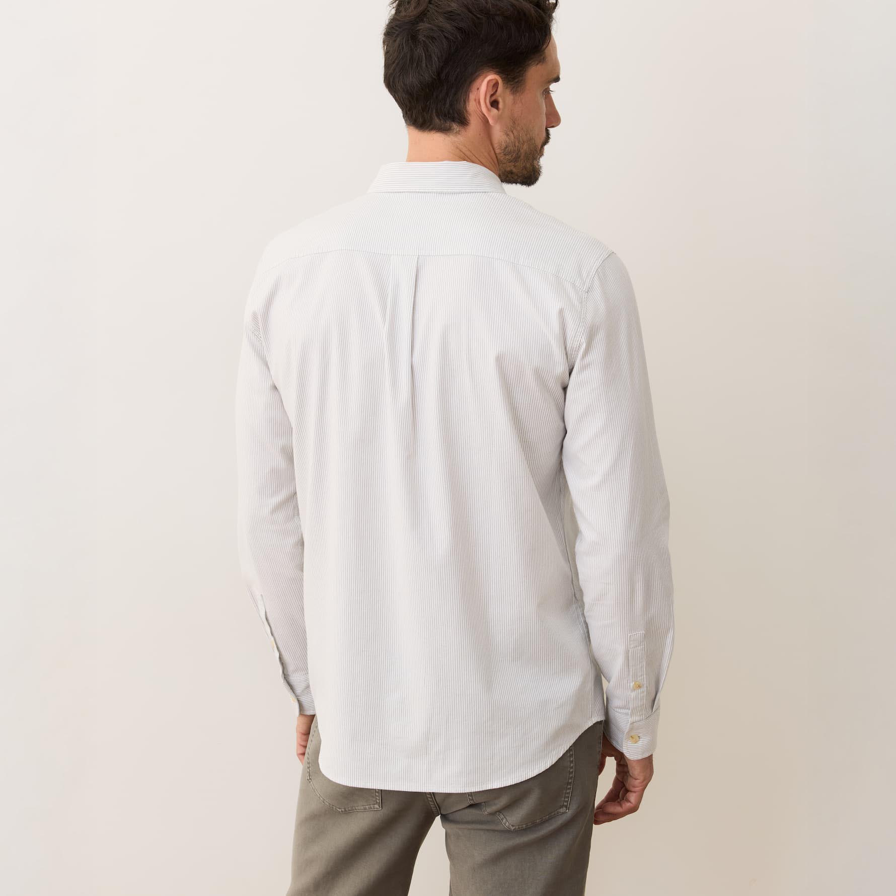 Marine Layer Men's California Oxford Long Sleeve Shirt - Image 3