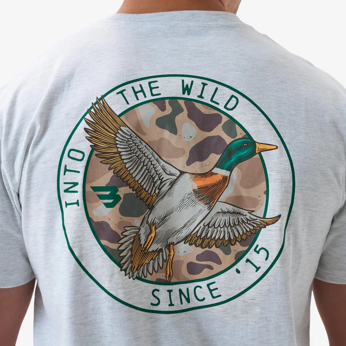 Burlebo Men's Camo Mallard Duck T-shirt - Image 3