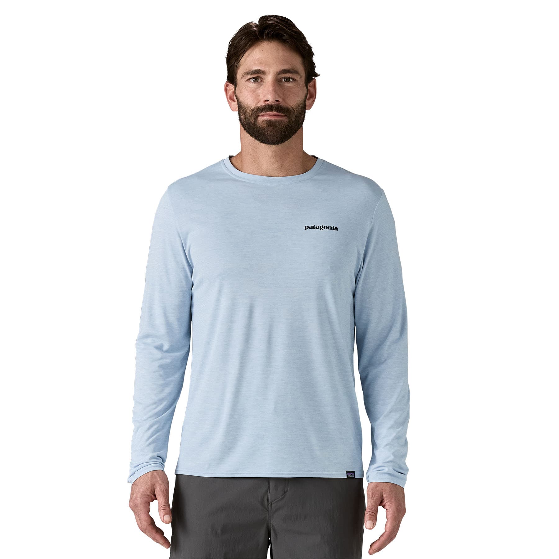 Patagonia Men's Cap Cool Graphic Tee Long Sleeve - Waters - Image 4