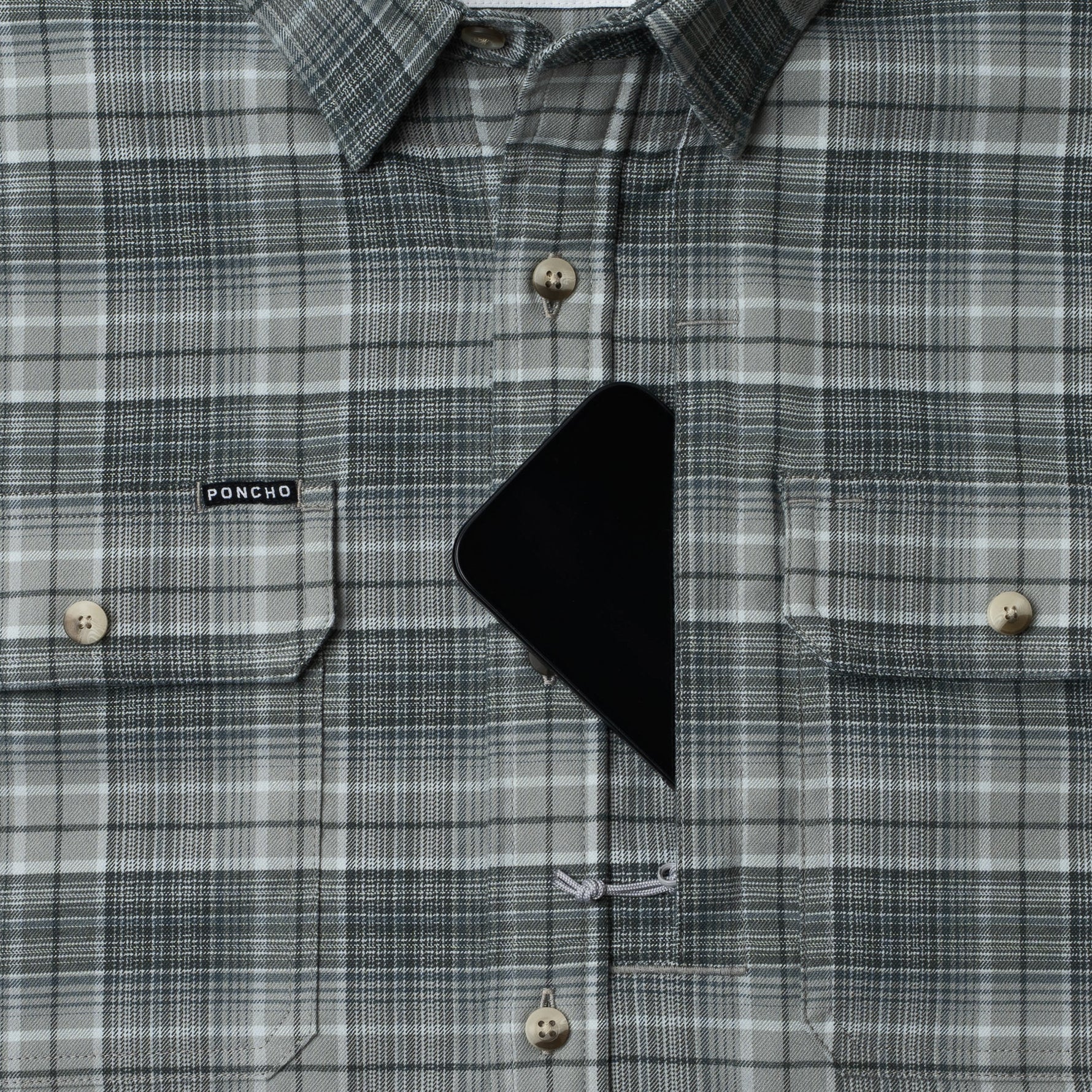 Poncho Men's Performance Flannel - Cashiers - Image 6