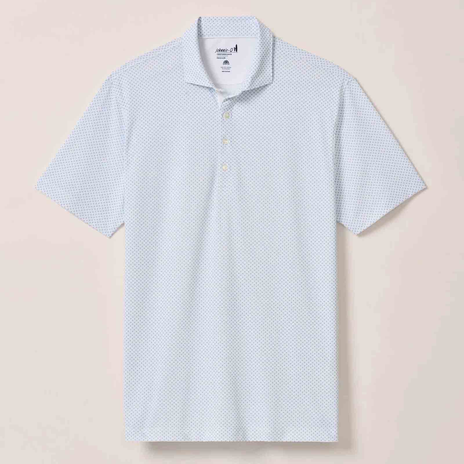 Johnnie-O Men's Cason Mesh Printed Polo