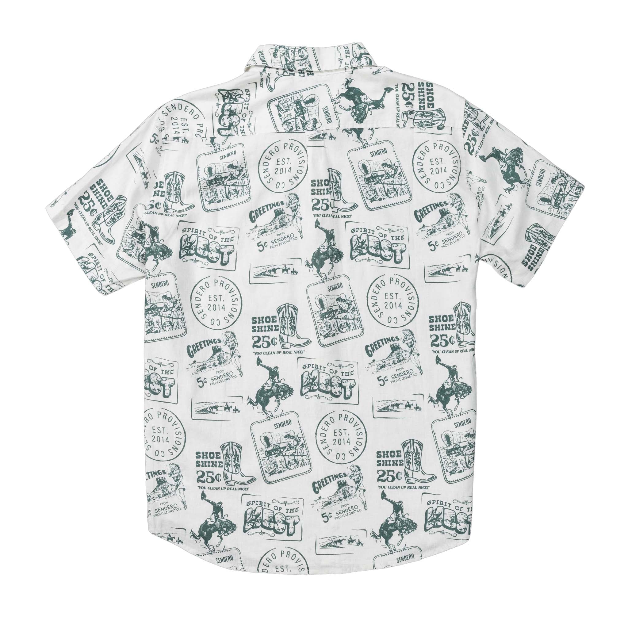Sendero Men's City Slicker Short Sleeve Button Up - Image 2