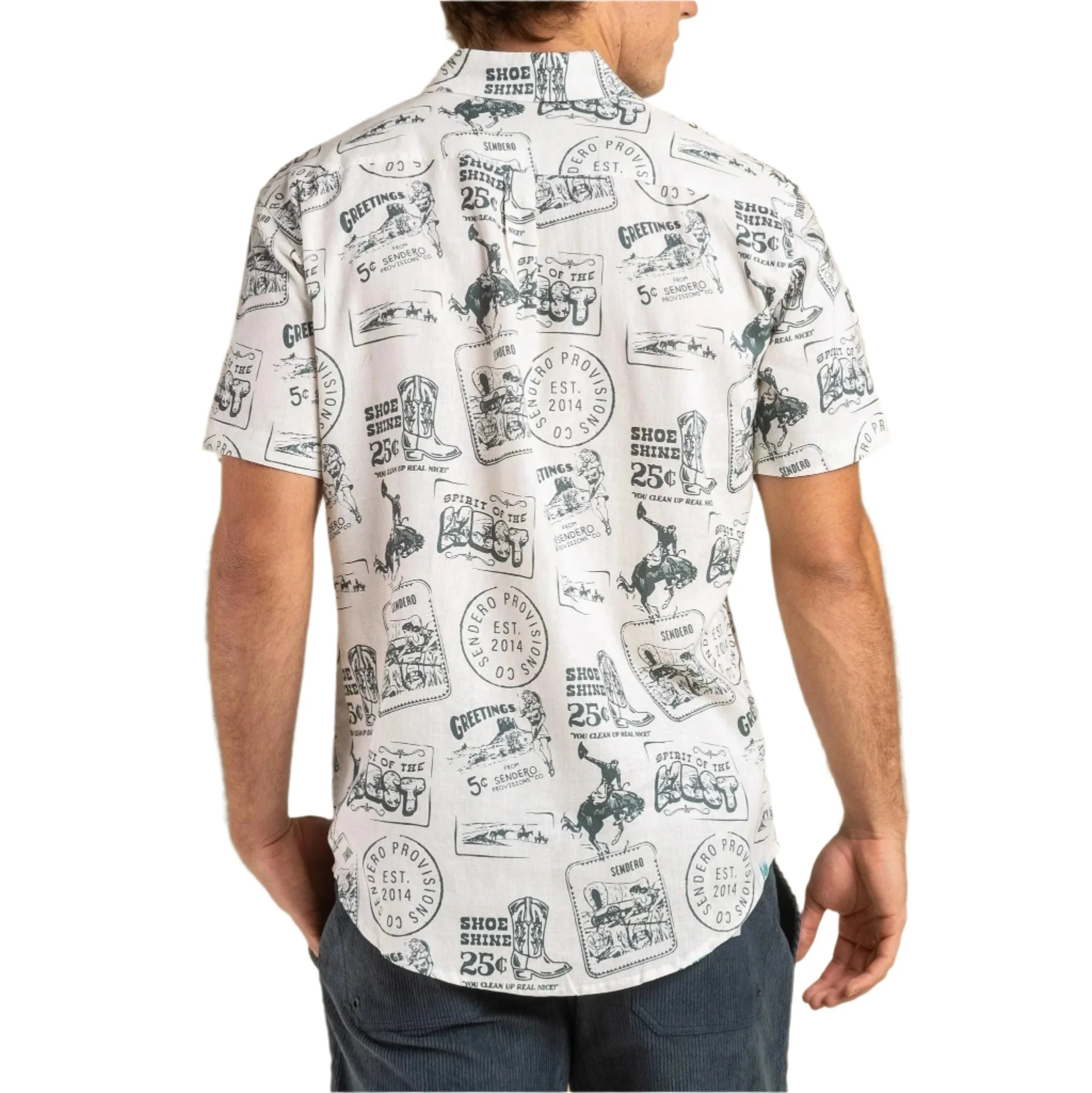 Sendero Men's City Slicker Short Sleeve Button Up - Image 4