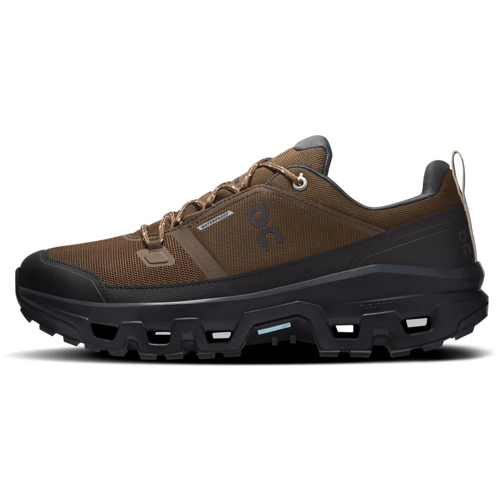On Men's Cloudrock Low Waterproof Hiking Shoes - Image 2