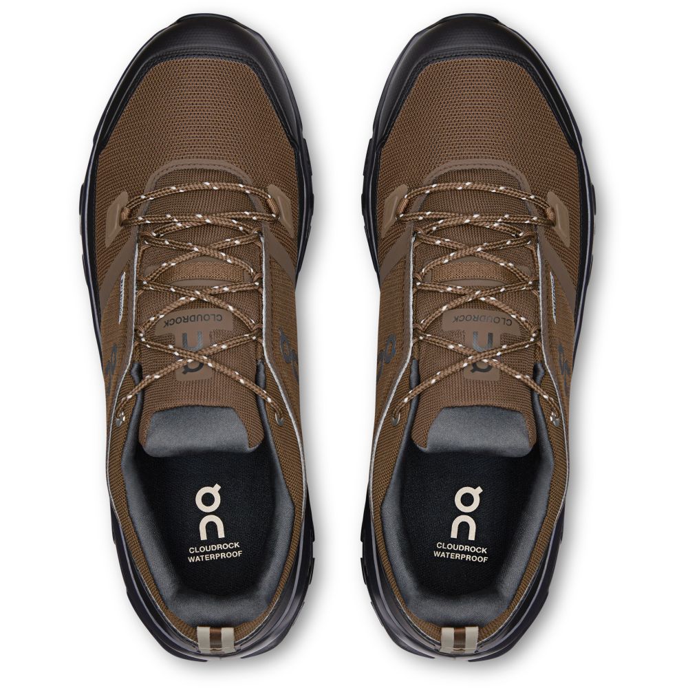 On Men's Cloudrock Low Waterproof Hiking Shoes - Image 5