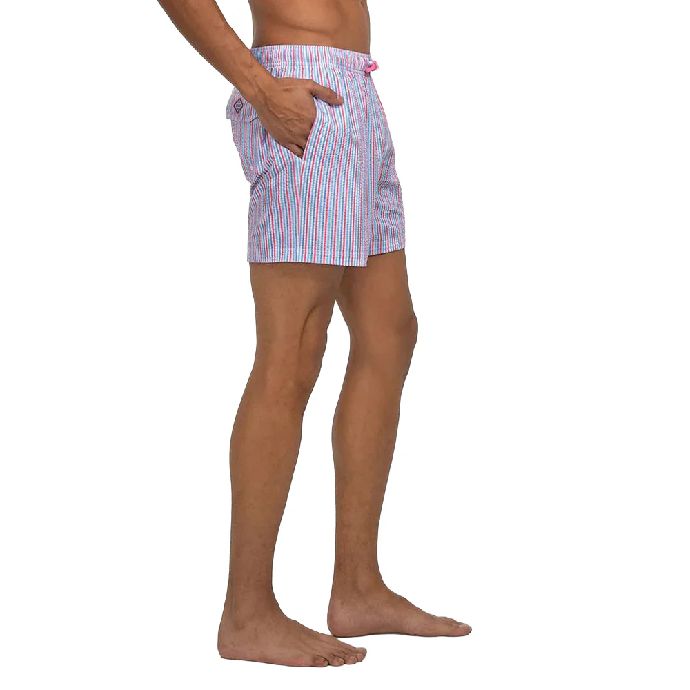 Southern Shirt Men's Clubhouse Seersucker Swim Shorts - Image 3