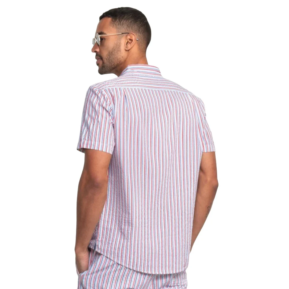 Southern Shirt Men's Clubhouse Seersucker Baja Short Sleeve - Image 2
