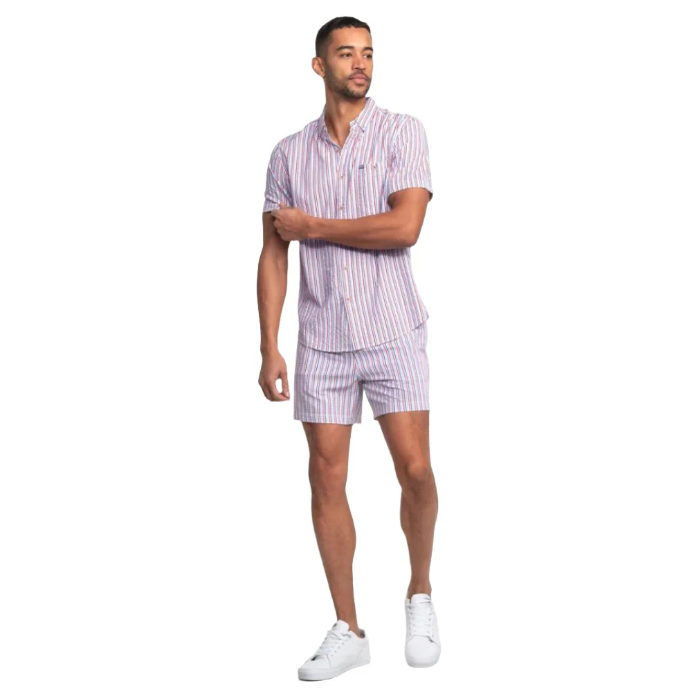 Southern Shirt Men's Clubhouse Seersucker Baja Short Sleeve - Image 3