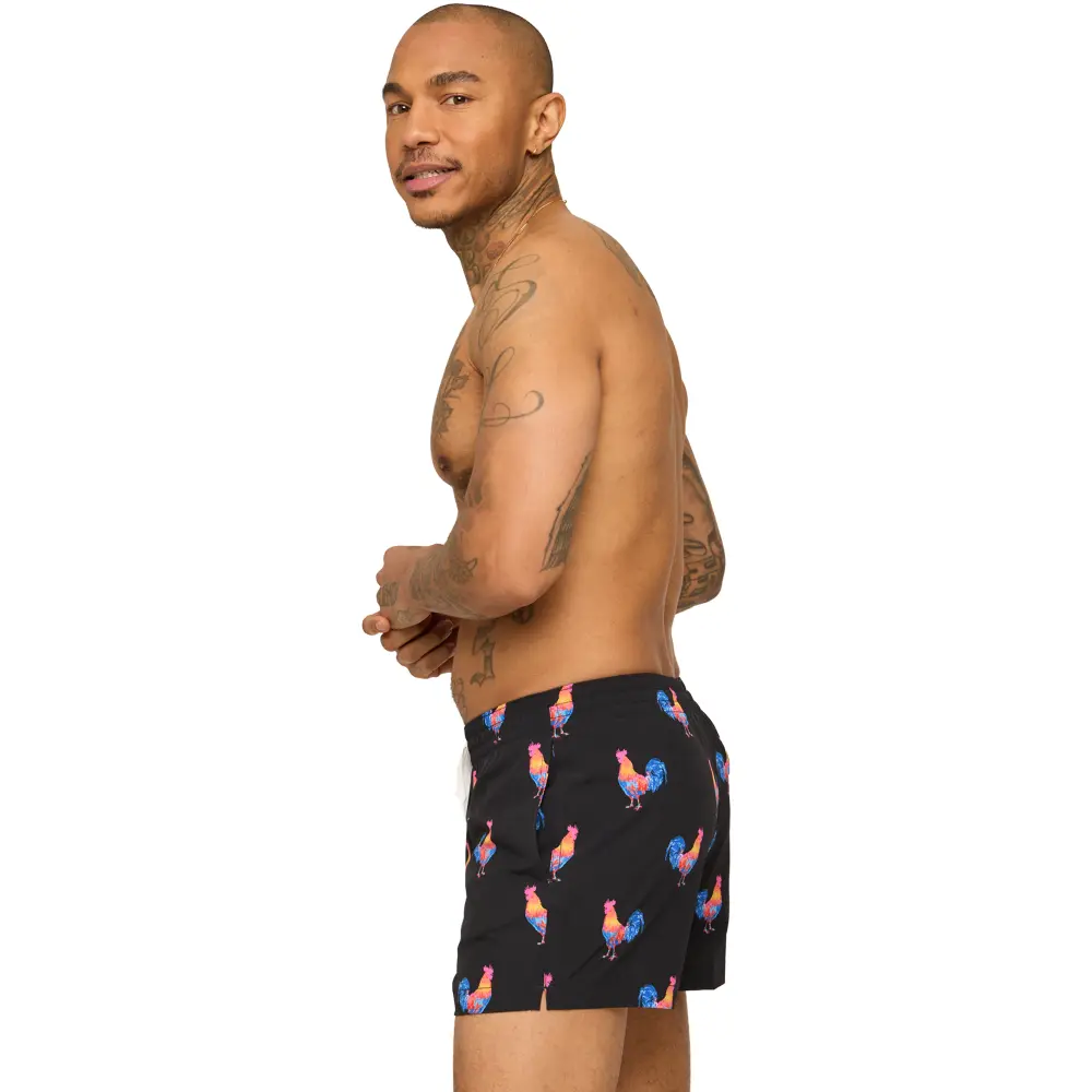 Chubbies Men's Cockadoodle Doozies Lined Swim Trunks - 4" inseam - Image 3