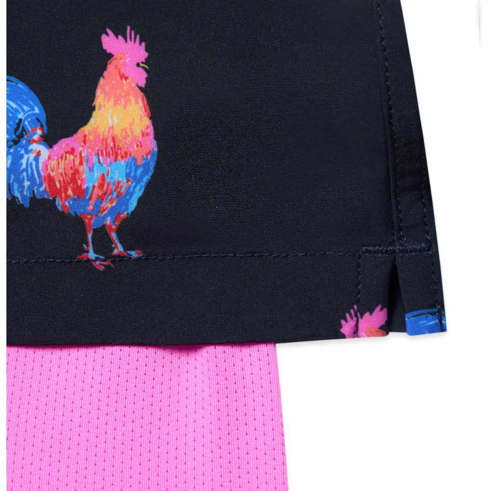 Chubbies Men's Cockadoodle Doozies Lined Swim Trunks - 4" inseam - Image 6