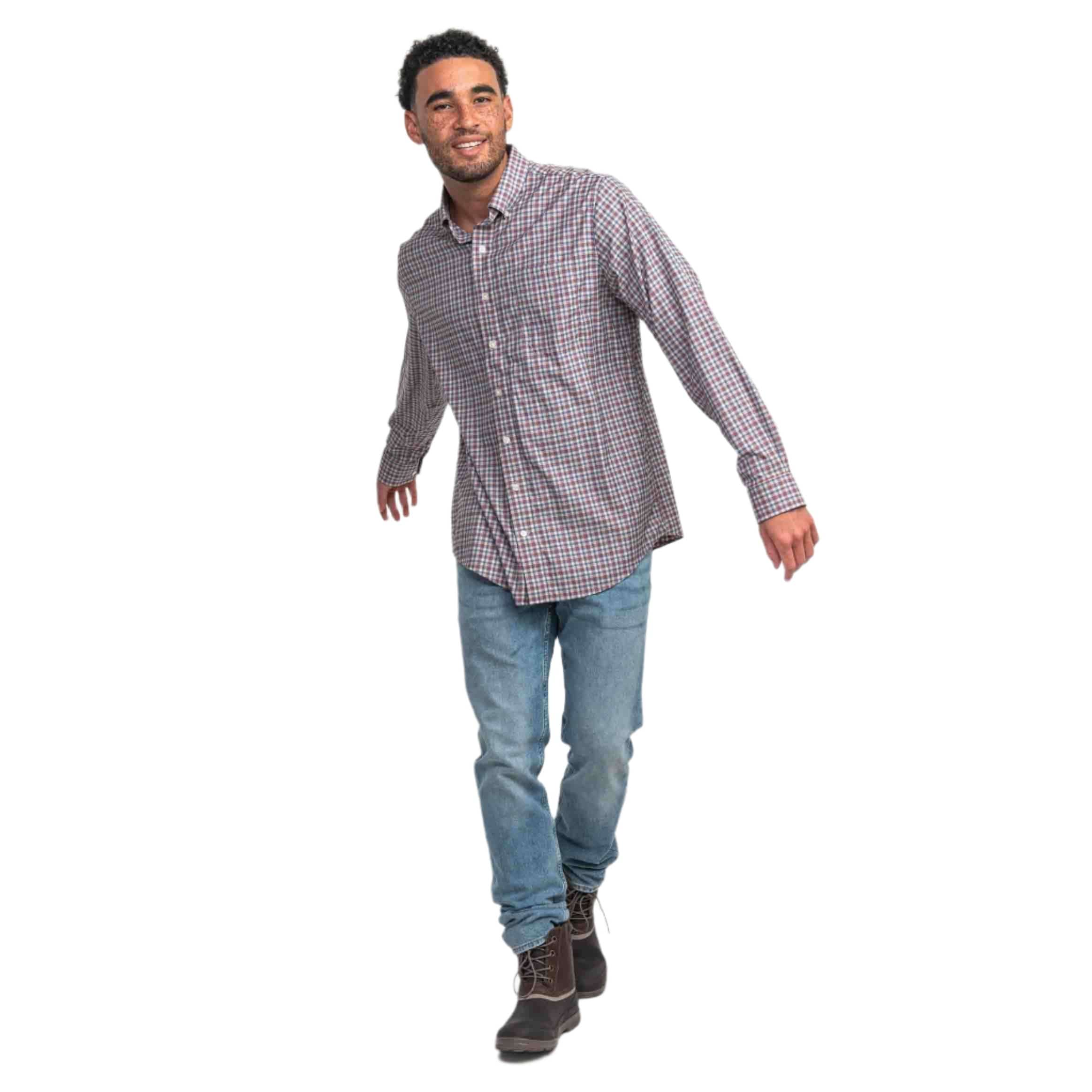Southern Shirt Men's Columbia Plaid Long Sleeve Shirt - Image 4