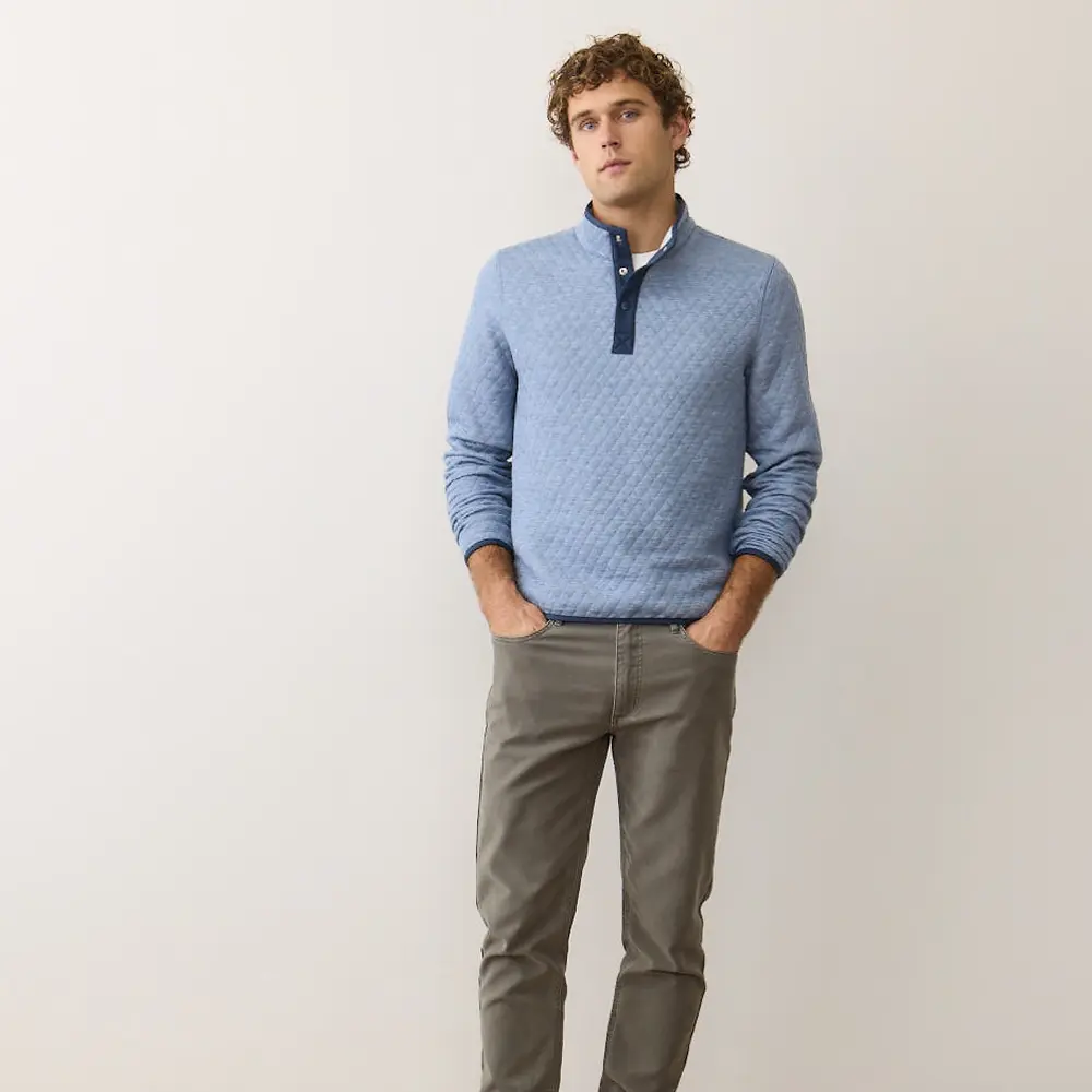 Marine Layer Men's Corbet Reversible Pullover - Image 7