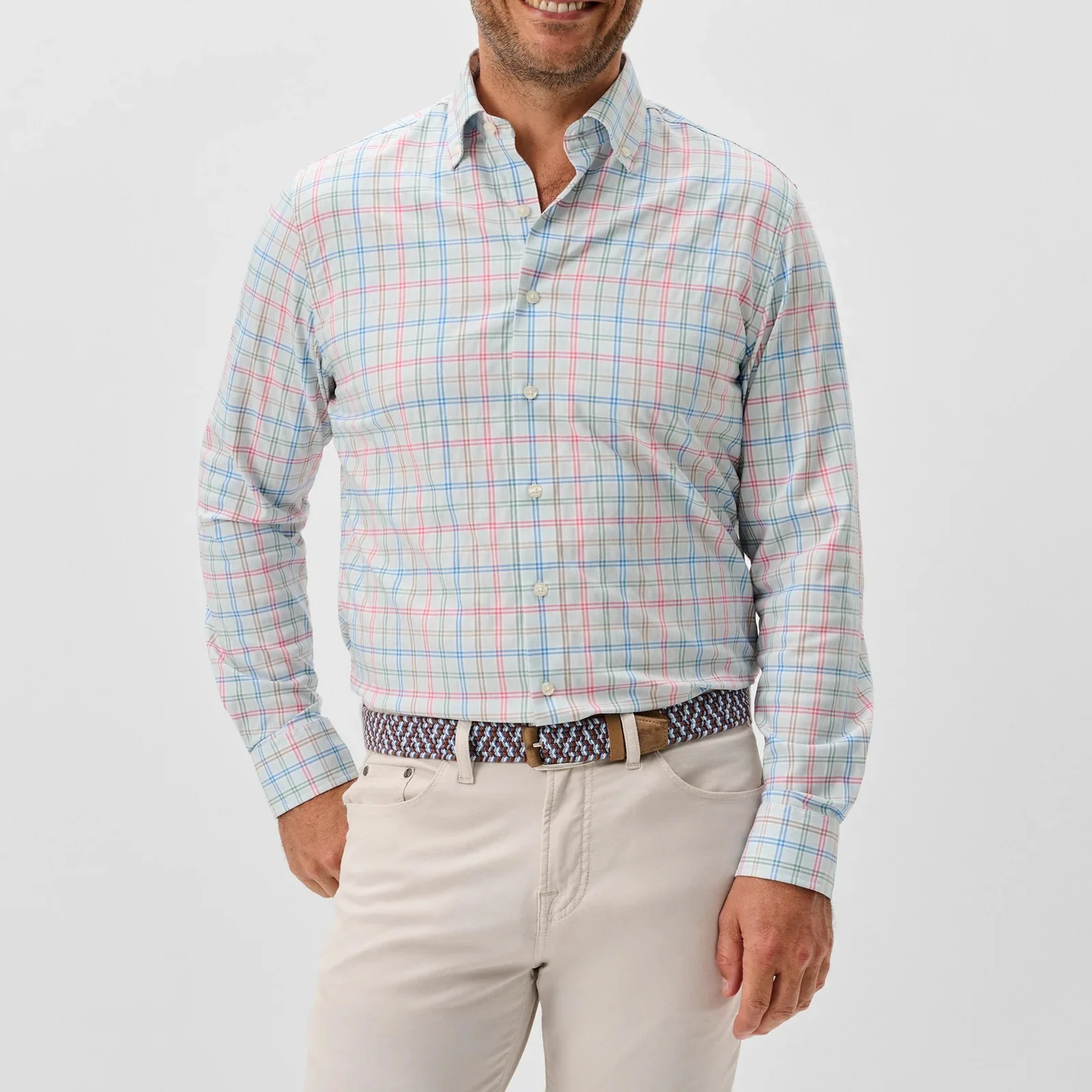 Johnnie O Men's Cotton Stretch Belt - Image 5