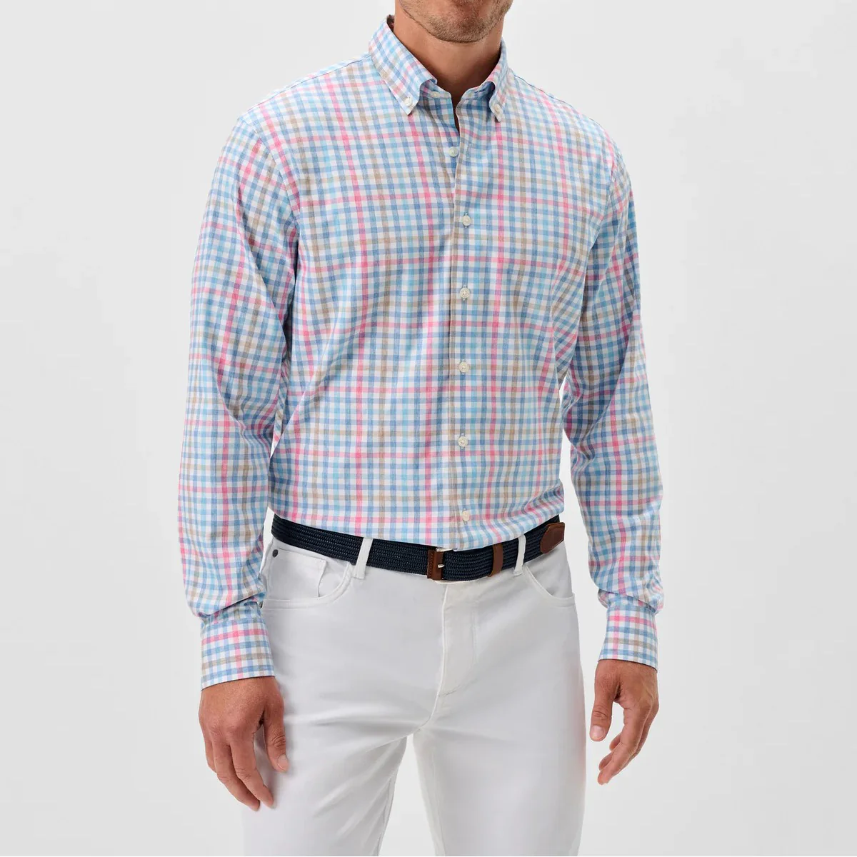 Johnnie O Men's Cotton Stretch Belt - Image 9