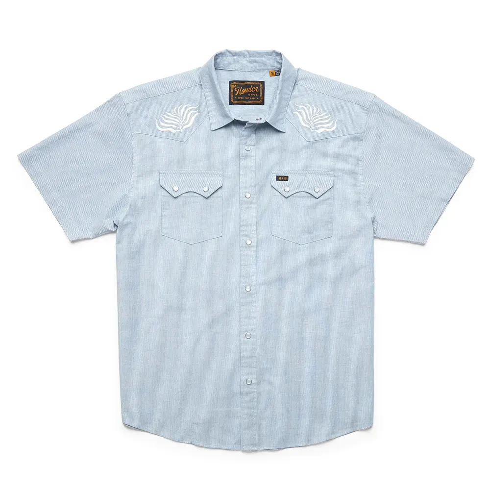 Howler Brothers Men's Crosscut Deluxe Snapshirt - Image 2