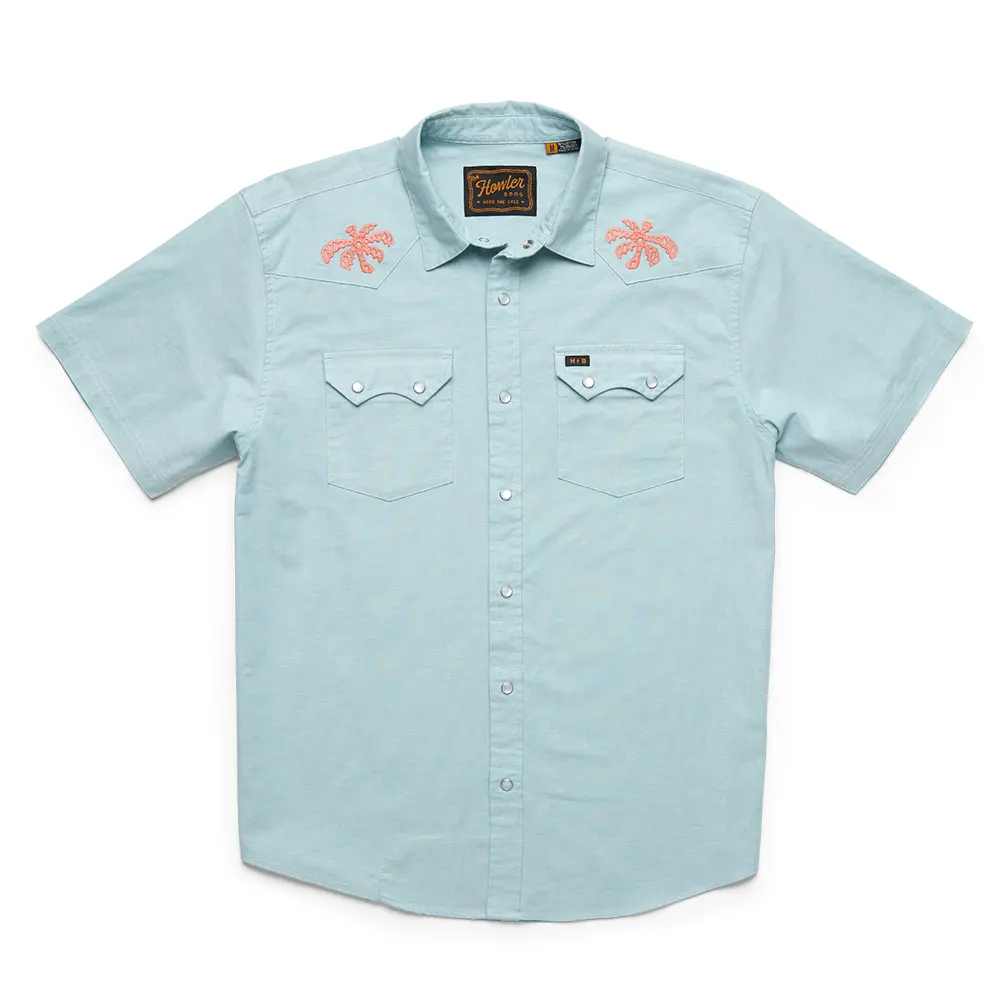 Howler Brothers Men's Crosscut Deluxe Snapshirt - Image 3