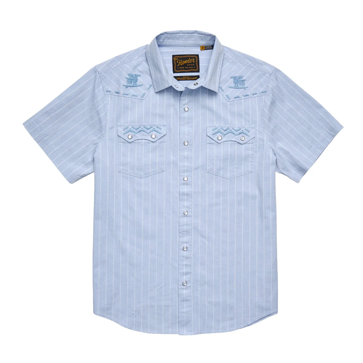 Howler Brothers Men's Crosscut Deluxe Snapshirt - Image 5