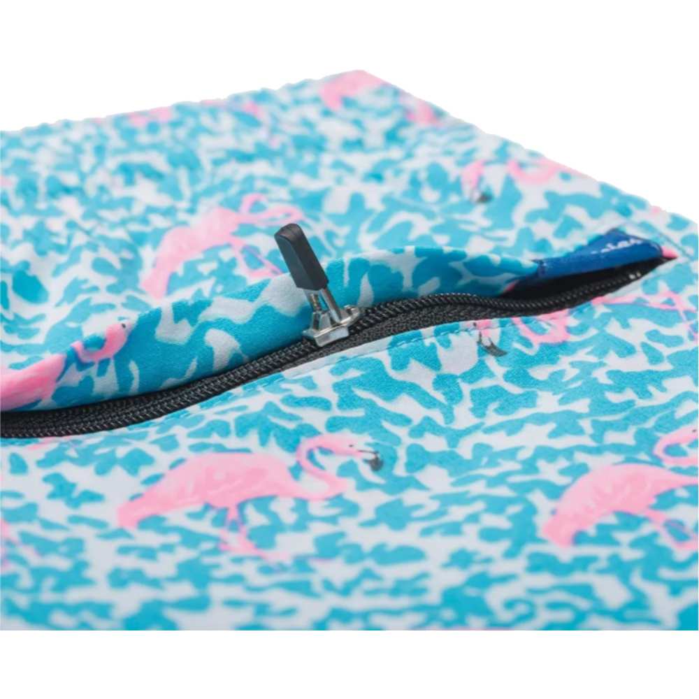 Men's The Domingos are for Flamingos Stretch Swim Trunk - 5.5" - Image 3
