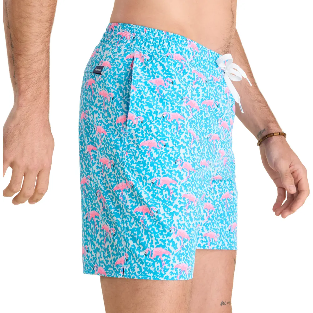 Chubbies Men's The Domingoes are for Flamingoes Swim Trunks - 7" Inseam - Image 10