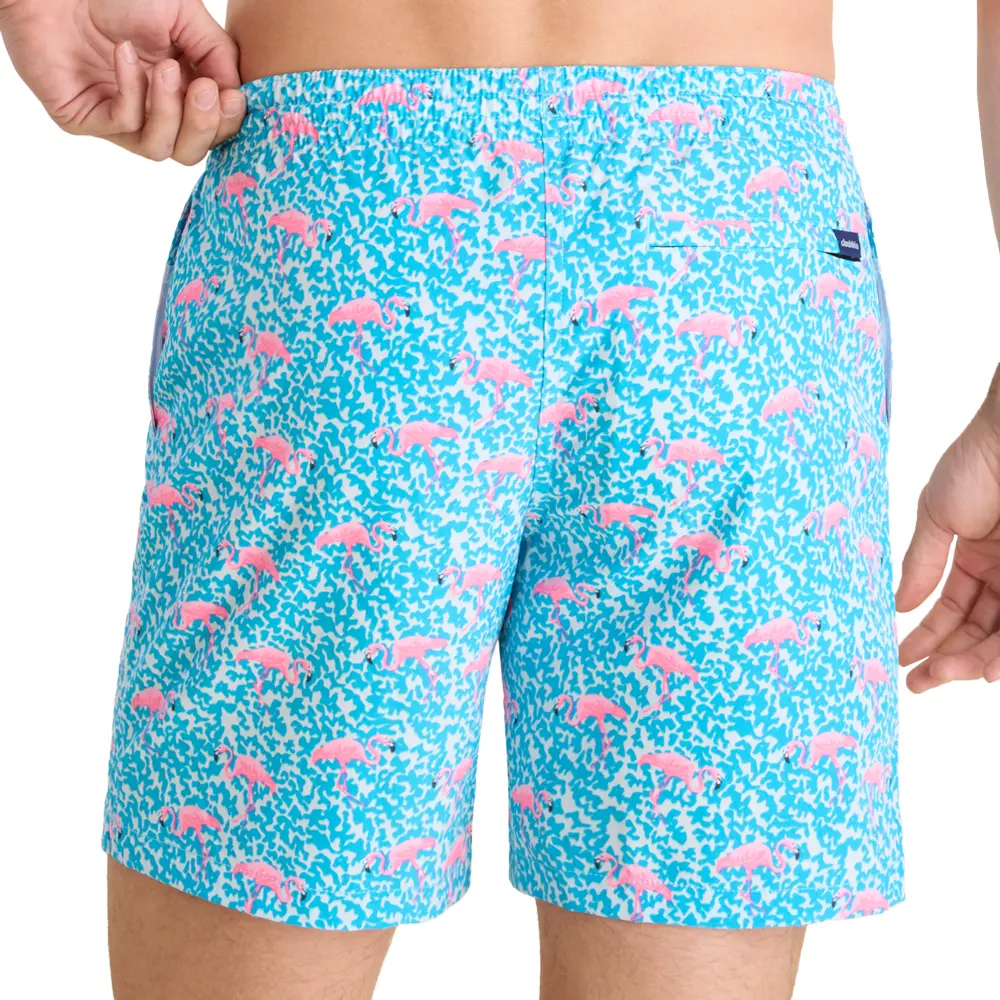 Chubbies Men's The Domingoes are for Flamingoes Swim Trunks - 7" Inseam - Image 11